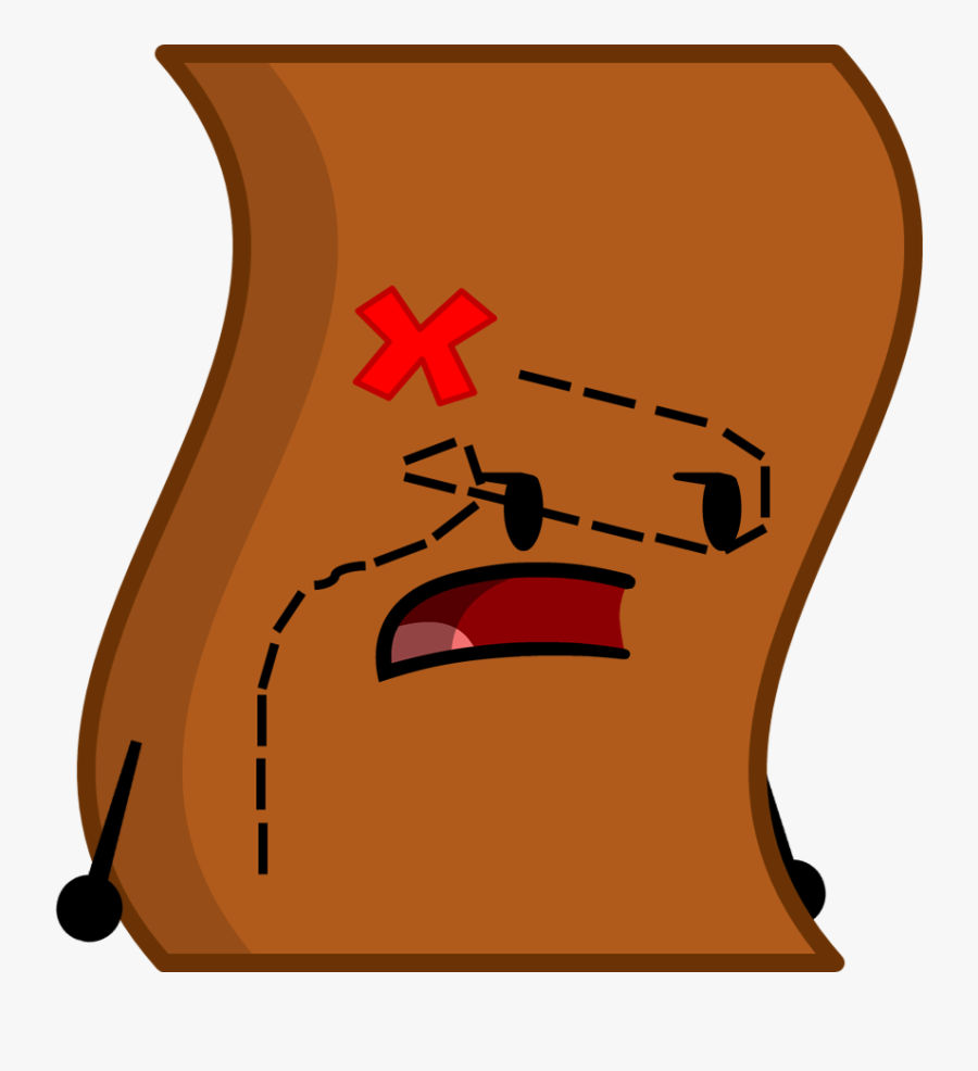 Treasure Map Pictures - Bfdi Treasure Map, Transparent Clipart