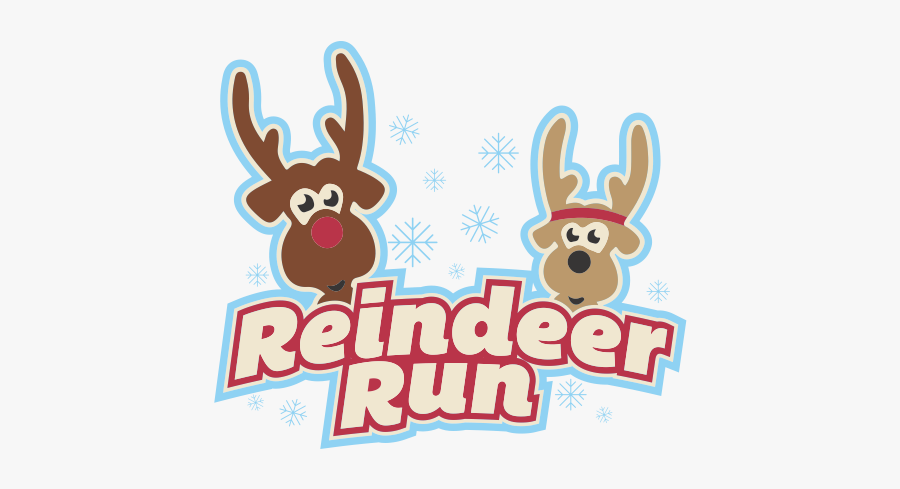 Reindeer Run, Transparent Clipart