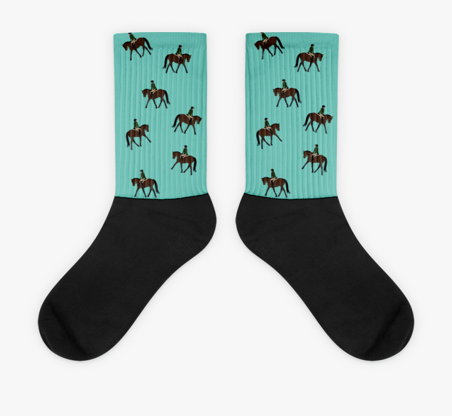 Clip Art Galloping Graphics - Sock, Transparent Clipart