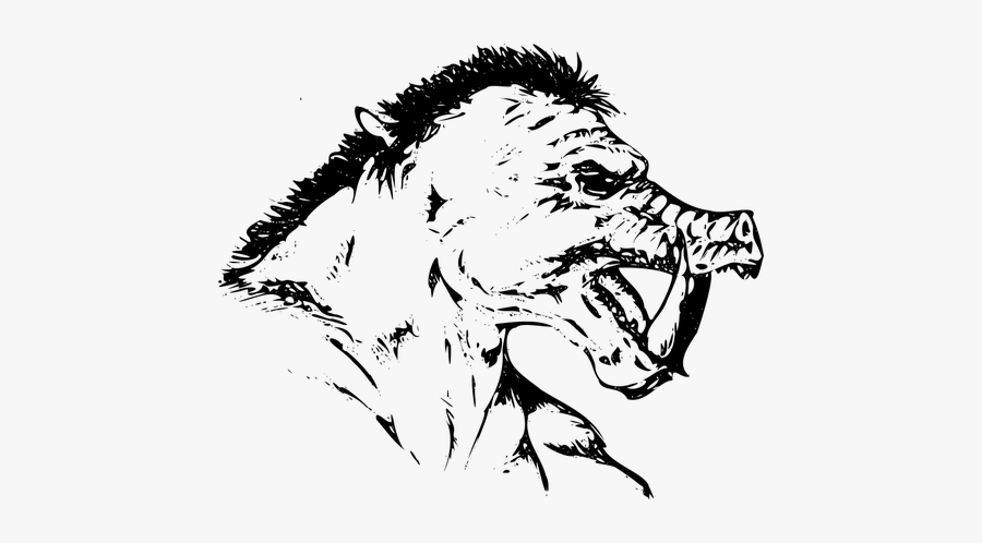 Wild Boar Vector Clip Art - Orc Drawing Free, Transparent Clipart