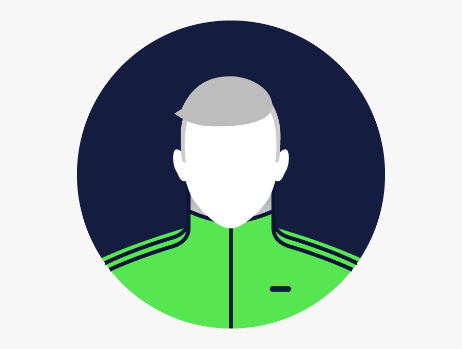 Director Youth Soccer Coach Avatar - Soccer Cartoon Avatar, Transparent Clipart