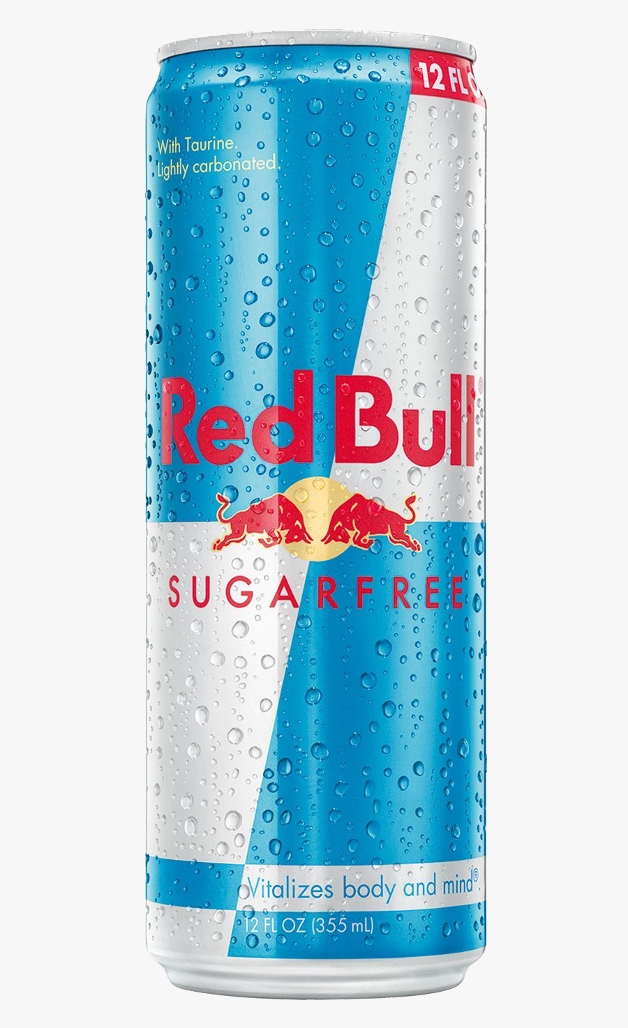 Red Bull Png File - Red Bull Sugar Free 12 Oz, Transparent Clipart