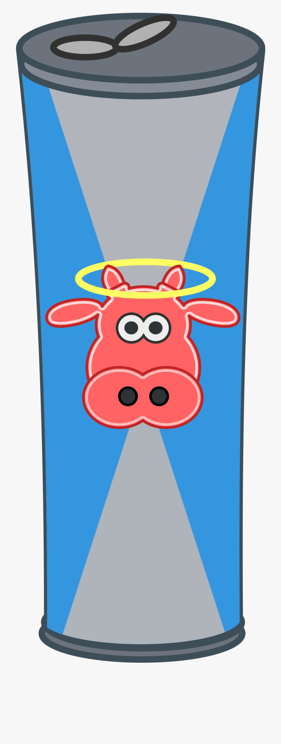 Simple Cartoon Can Big - Energy Drink Clipart, Transparent Clipart