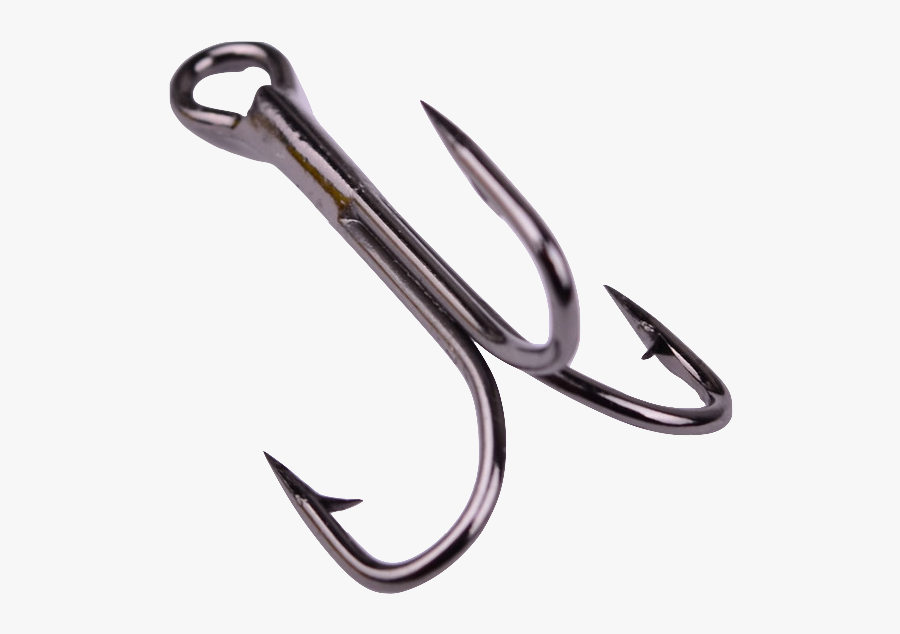 Hook Clipart Treble Hook - Fishing Hooks, Transparent Clipart