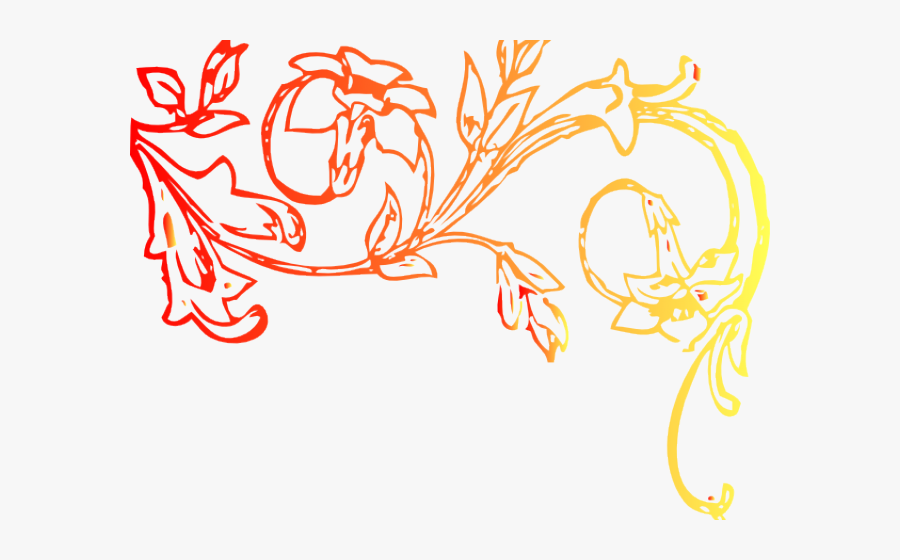 Black And White Vine, Transparent Clipart