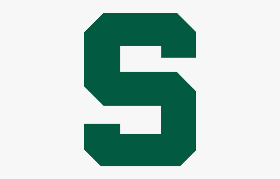Michigan State Spartan S, Transparent Clipart