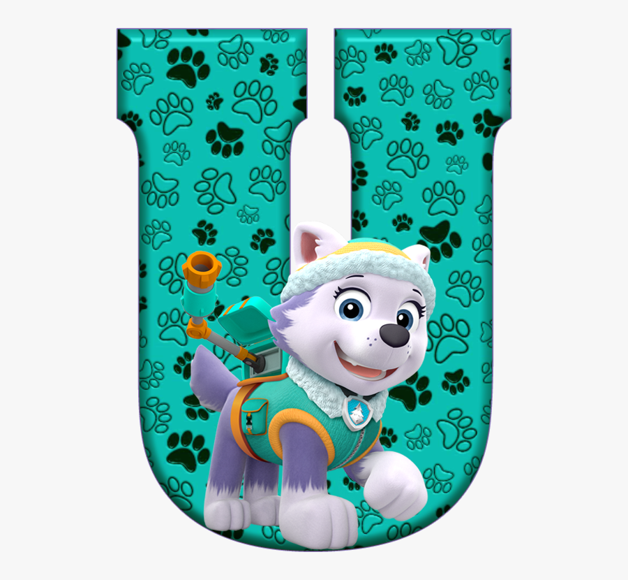 Alfabeto De Everest De Paw Patrol - Paw Patrol Letter O, Transparent Clipart