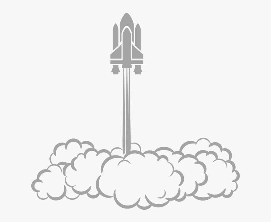 Rocket Launch Clip Art, Transparent Clipart