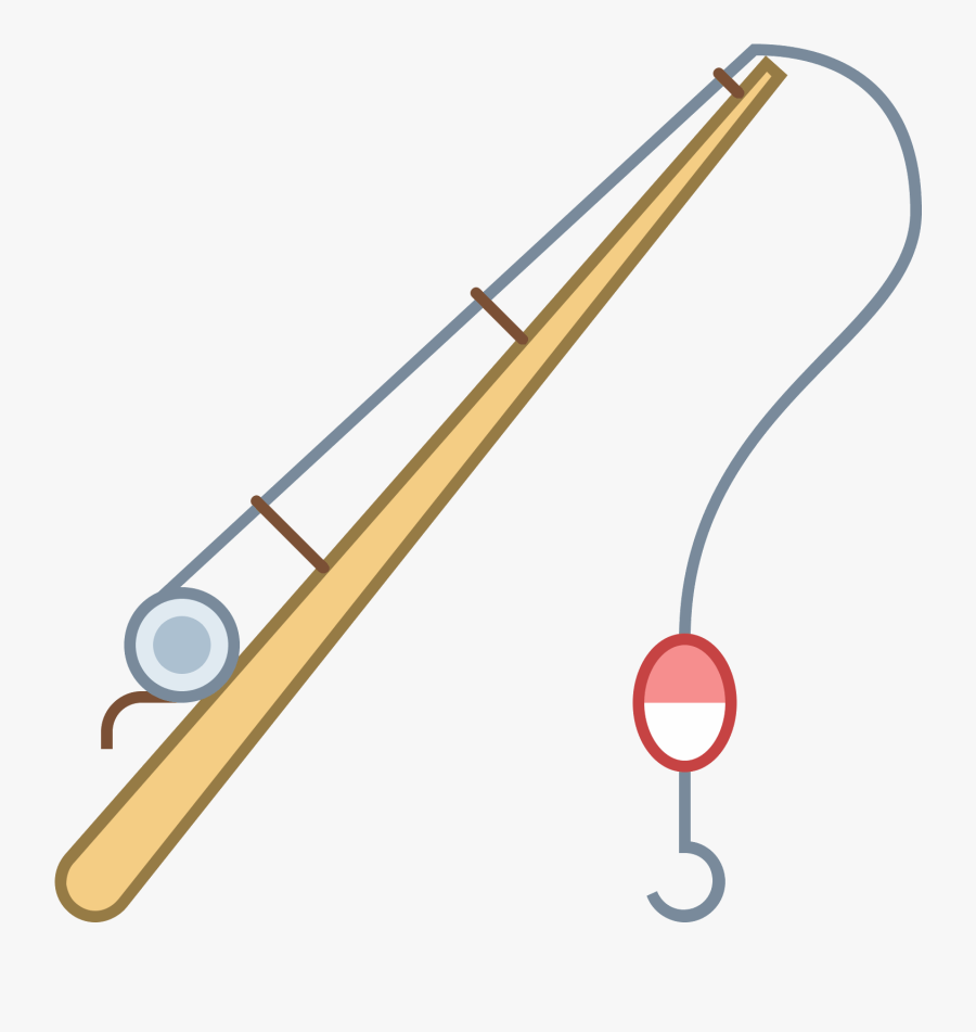 Fishing Pole Clipart Png Transparent Png , Png Download - Fishing Pole Clipart Png, Transparent Clipart