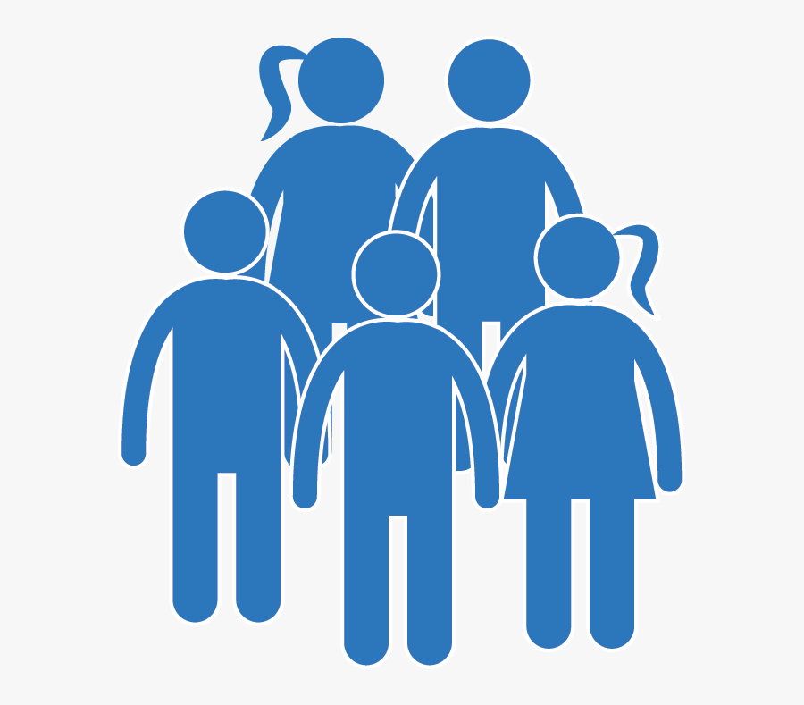 Cast - Blue Group Of People Icon, Transparent Clipart