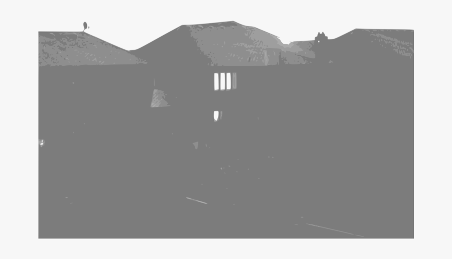 Roof,angle,monochrome Photography - Clip Art, Transparent Clipart