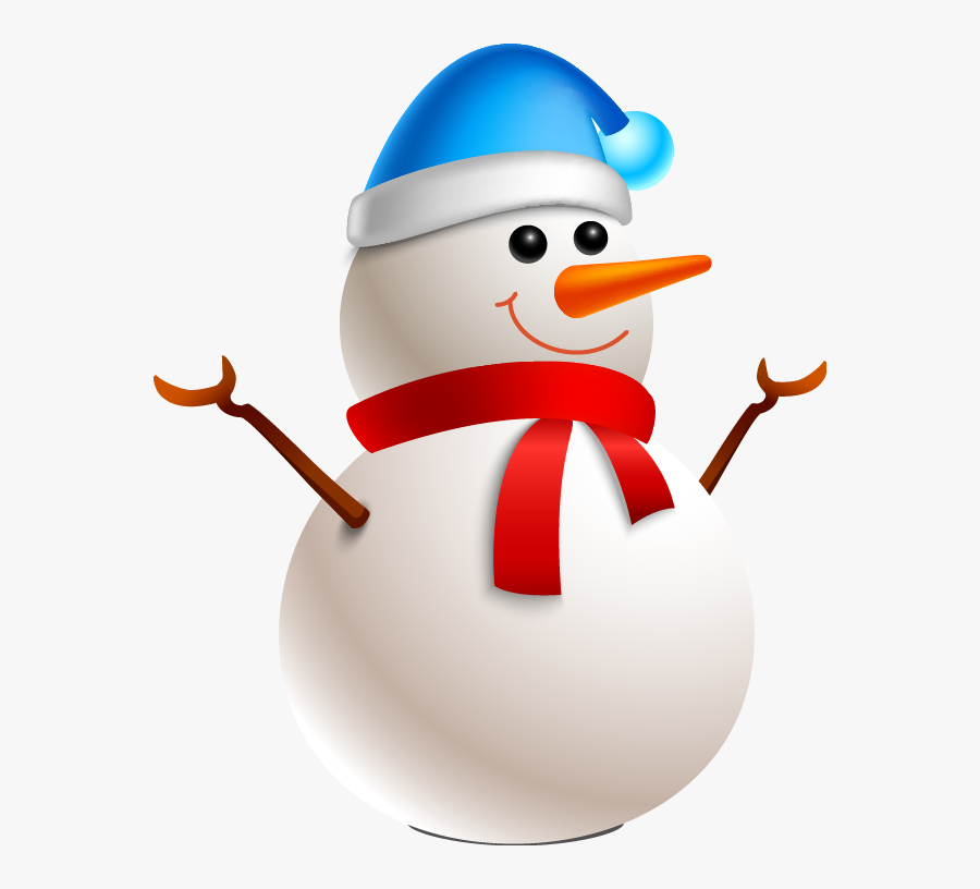 Clipart Transparent Background Snowman - Snow Man Clipart Background, Transparent Clipart