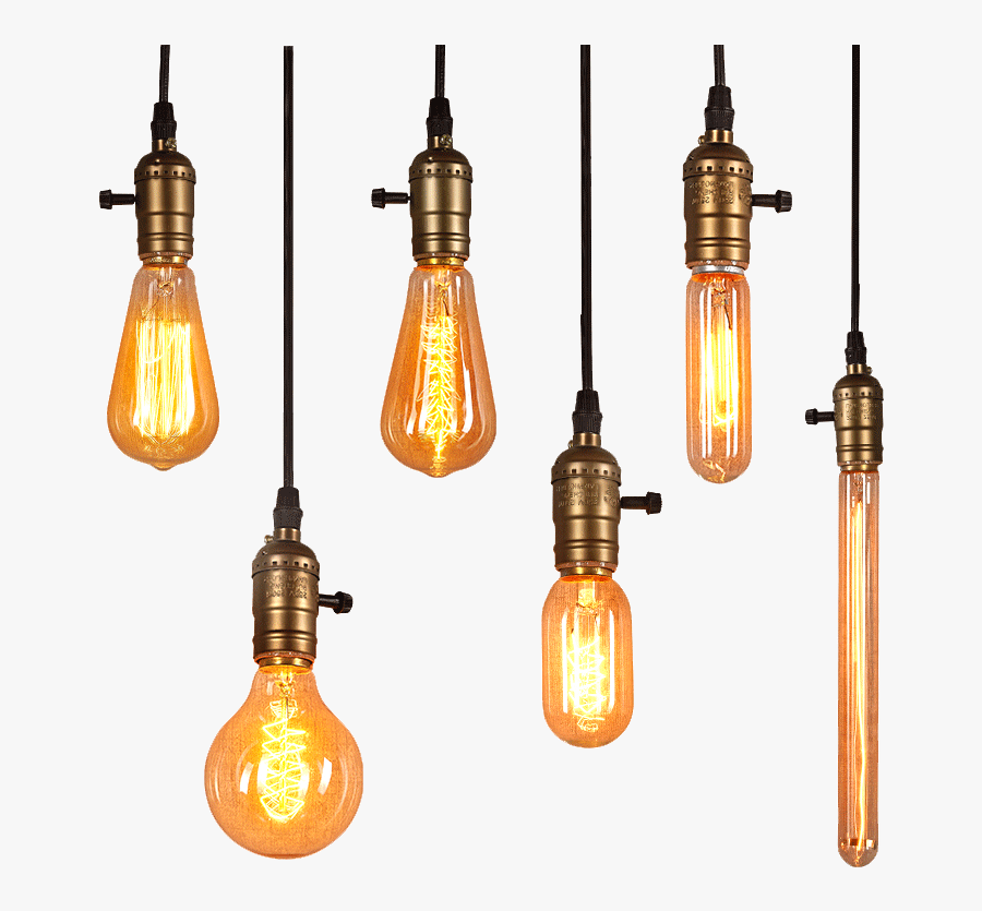 Light Edison Lighting Bulb Png Free Photo Clipart - Edison Light Bulb Png, Transparent Clipart