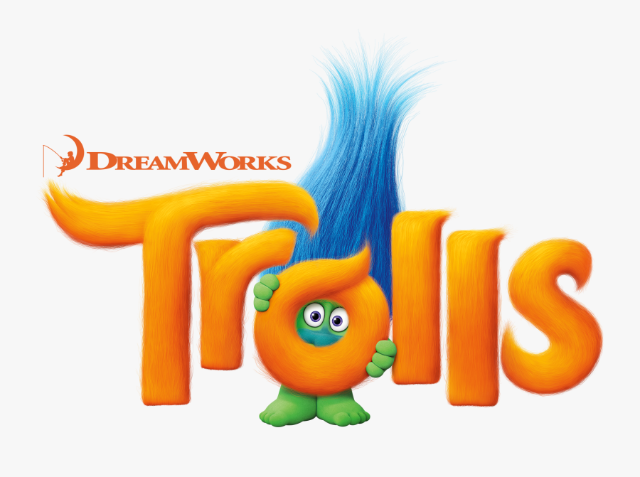 Trolls Logo, Transparent Clipart
