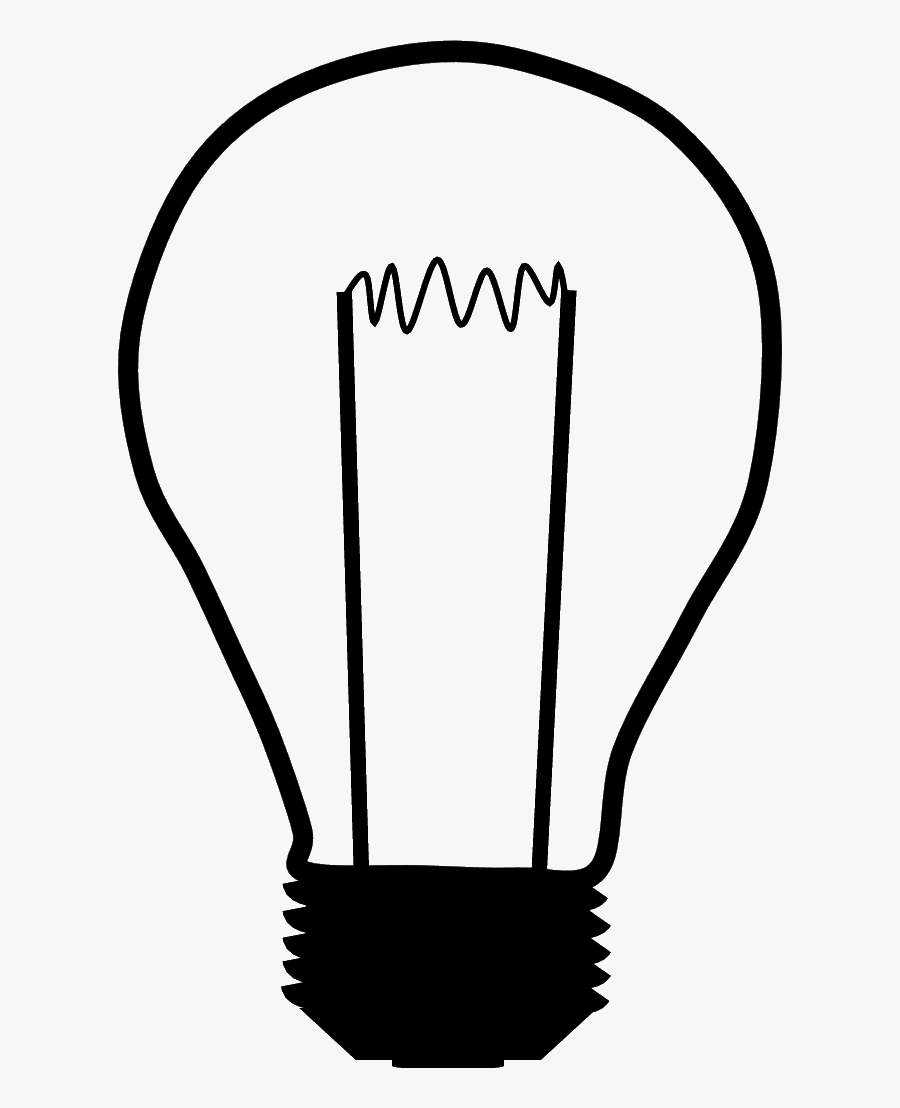 Light Bulb Drawing Panda Free Images Lightbulbdrawing - Light Bulb Transparent Drawing, Transparent Clipart
