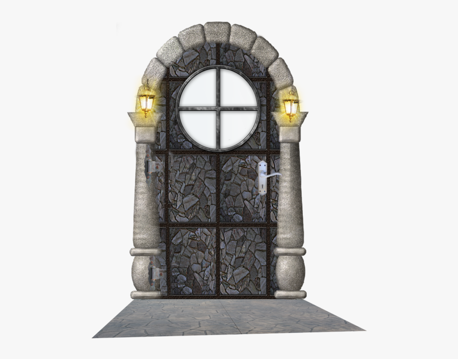 Png Door By Moonglowlilly Free Graphics, Psp, Clip - Stone Door Png, Transparent Clipart