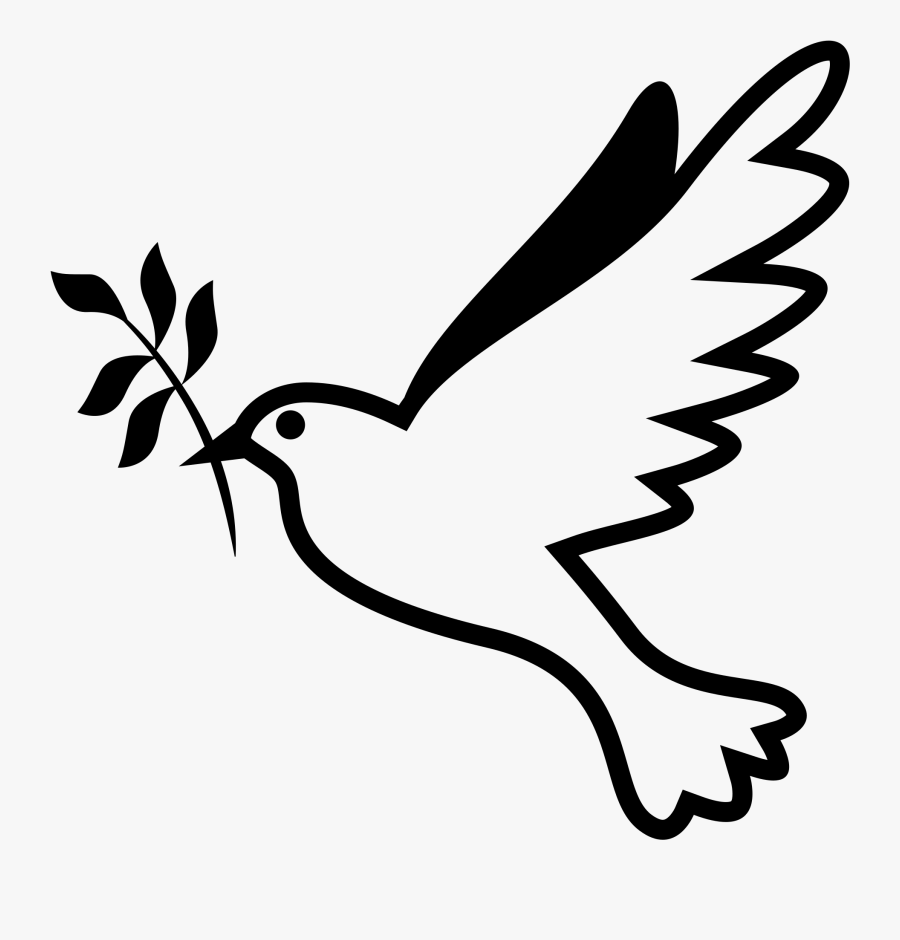 Olive Branch Clipart , Png Download - Bird Emoji Black And White, Transparent Clipart