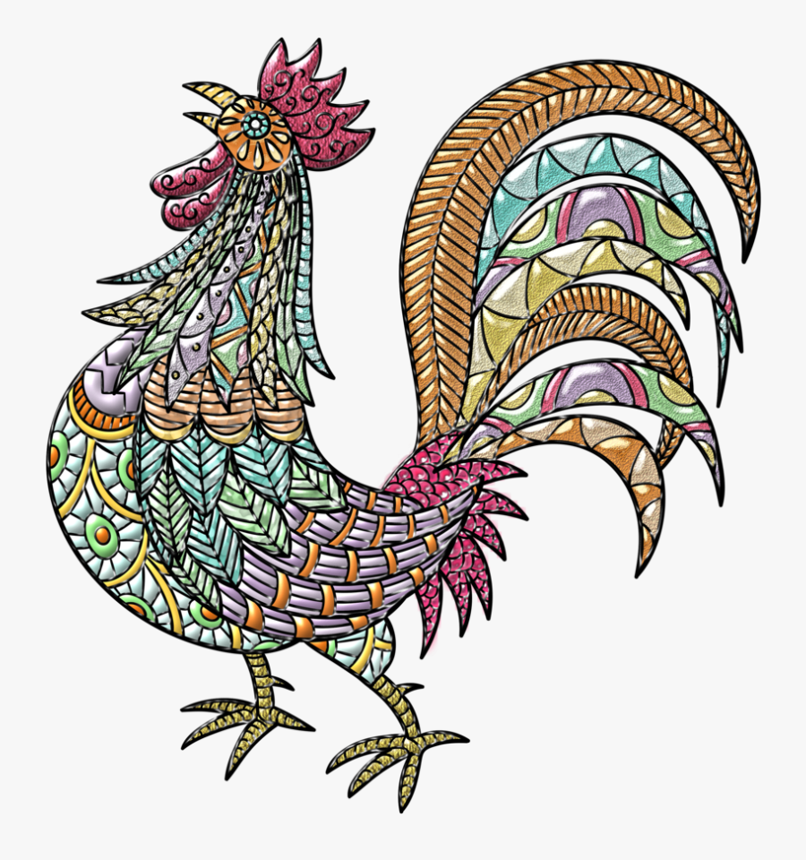 Transparent Year Of The Rooster Clipart, Transparent Clipart