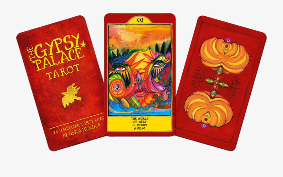 Clip Art Colorful Tarot Cards - Book Cover, Transparent Clipart