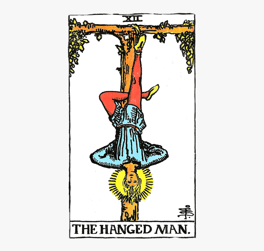 Tarot Card The Hanged Man - Too Old To Die Young Hanged Man, Transparent Clipart