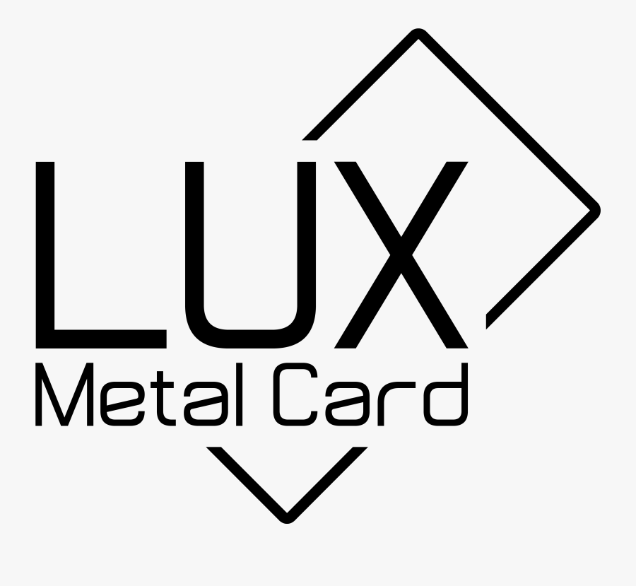 Lux Card Black, Transparent Clipart