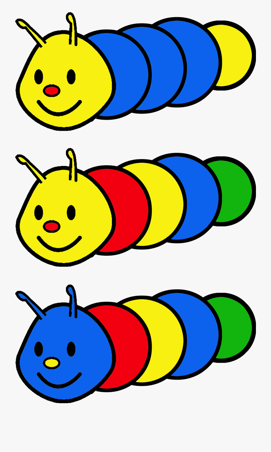 Opdrachtkaart Kleurenrups, Transparent Clipart