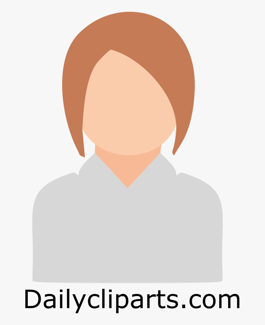 Brown Hair Stylish - Poster, Transparent Clipart