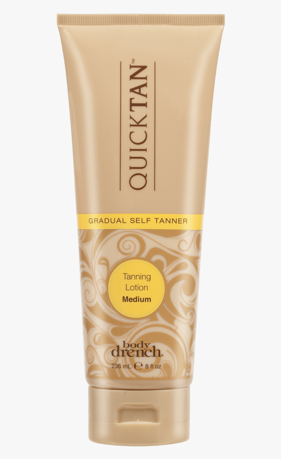 Clip Art Golden Tone Suntan Lotion - Body Drench Quick Tan Png, Transparent Clipart