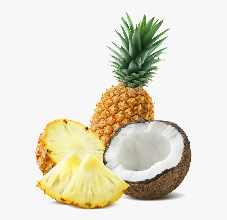 Ananas Et Noix De Coco, Transparent Clipart