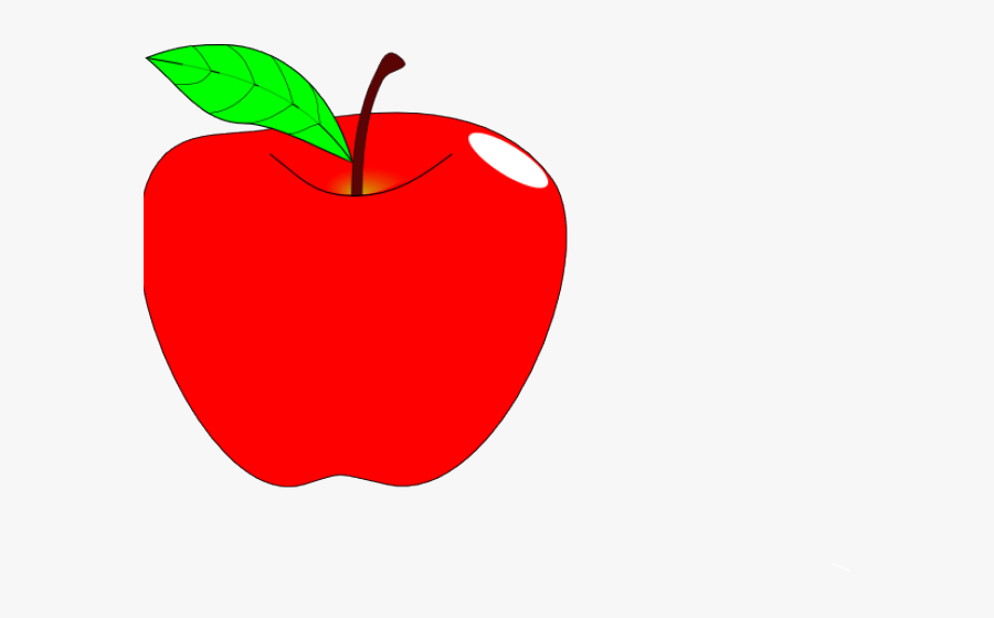 Teacher Apple Clipart - Teacher Red Apple Clipart, Transparent Clipart