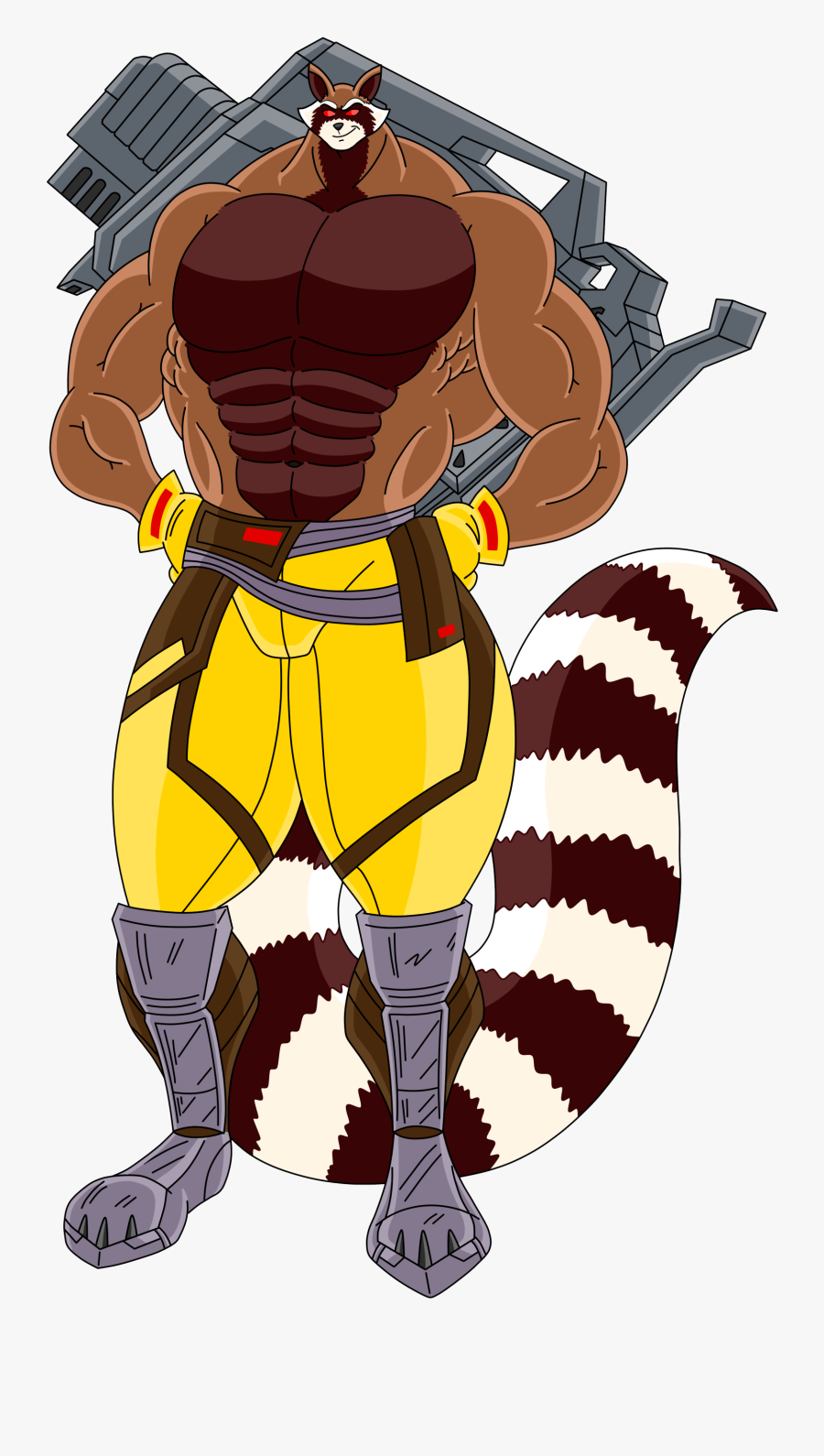 Rocket Raccoon Clipart - Rocket Raccoon Furaffinity, Transparent Clipart