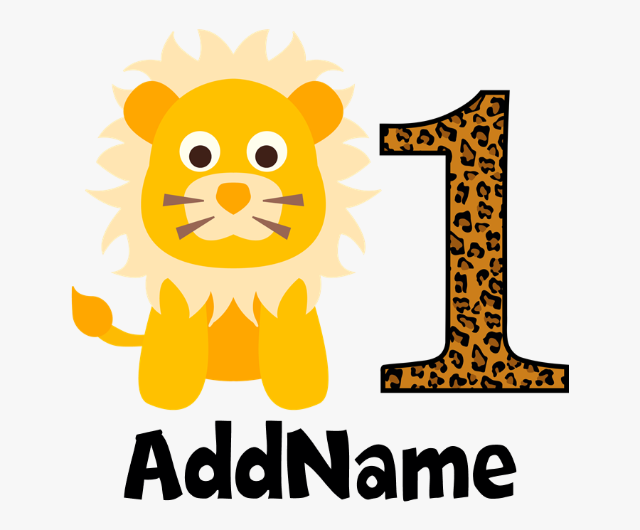 Jungle Safari Personalized Baby Name Baby Hat, Transparent Clipart