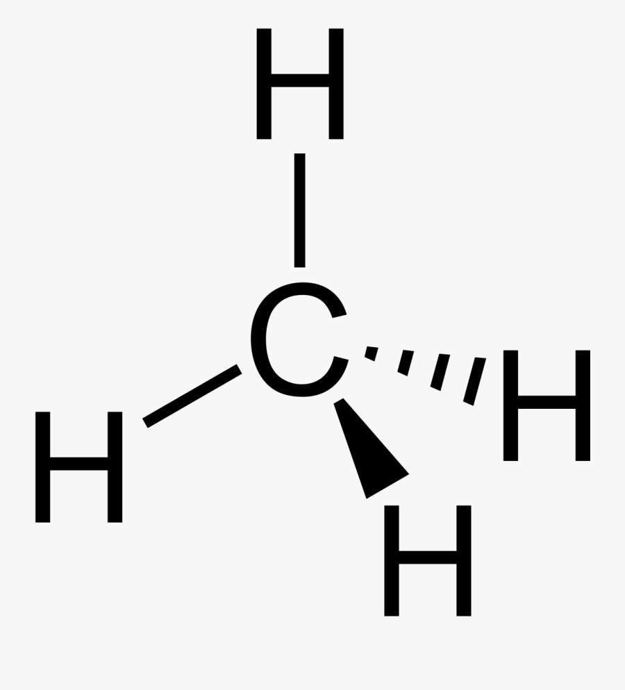 Methane Structure , Transparent Cartoons - Methane Structure, Transparent Clipart