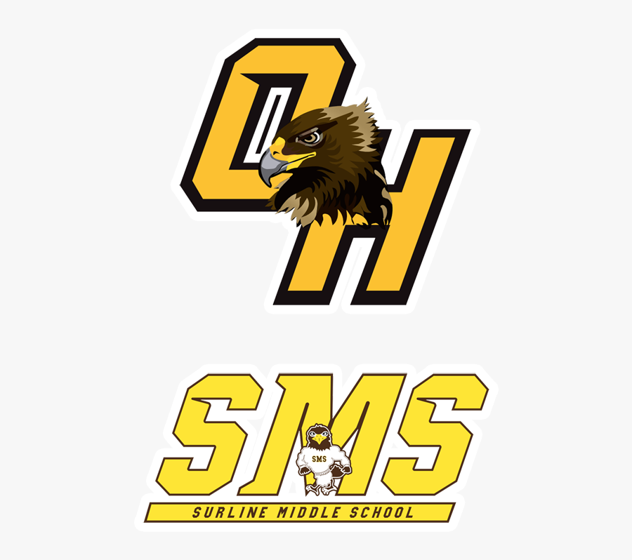 School Logo Image - Ogemaw Heights High School Falcons, Transparent Clipart