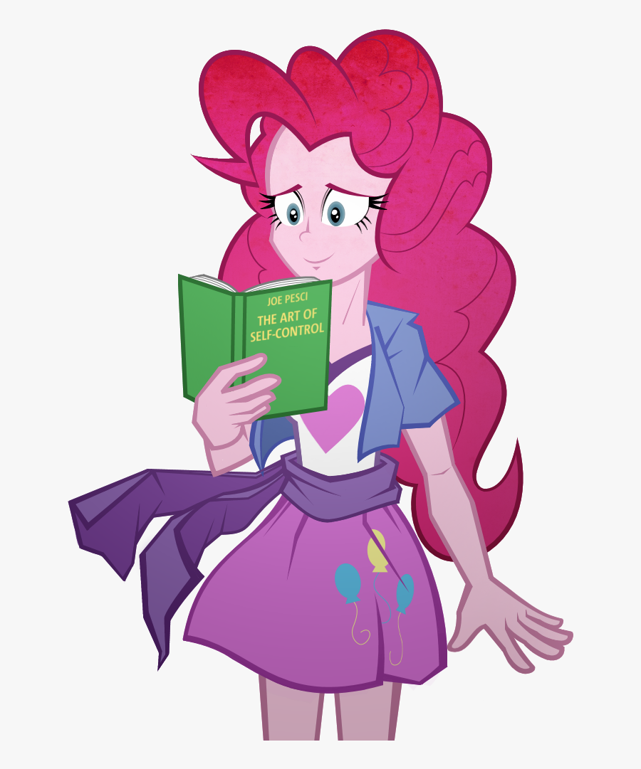 Transparent Self Control Clipart - Pinkie Pie Equestria Girls Art, Transparent Clipart