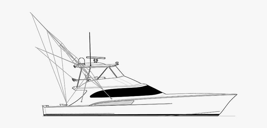 Drawn Yacht Old Boat - Yacht, Transparent Clipart
