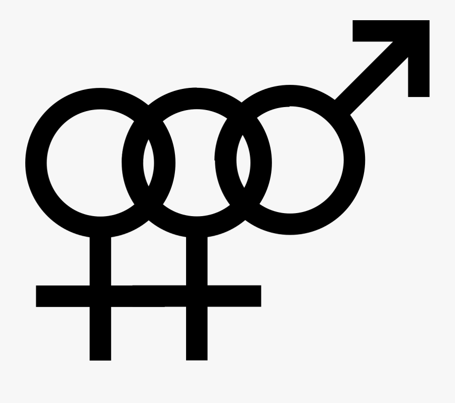 Bisexual Symbol Png, Transparent Clipart