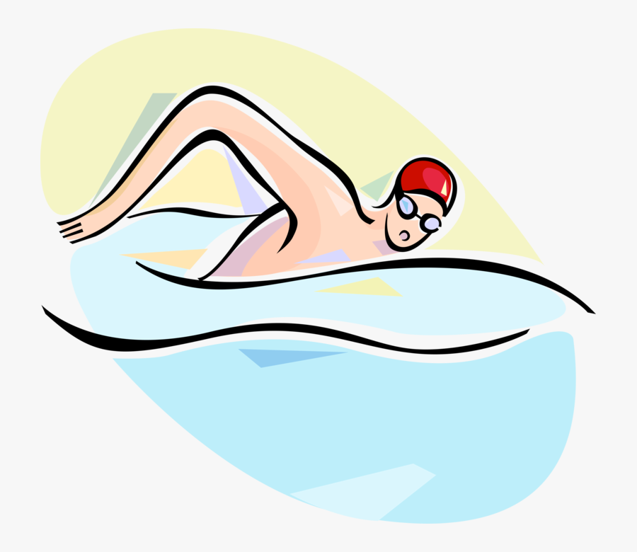 Competitive Swims In Race, Transparent Clipart
