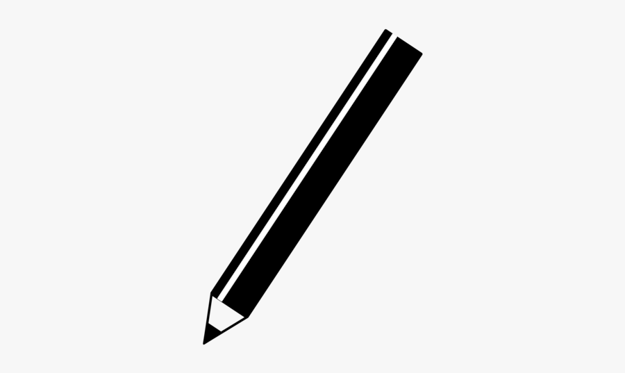 Angle,line,black - Black Pencil In Transparent Background, Transparent Clipart