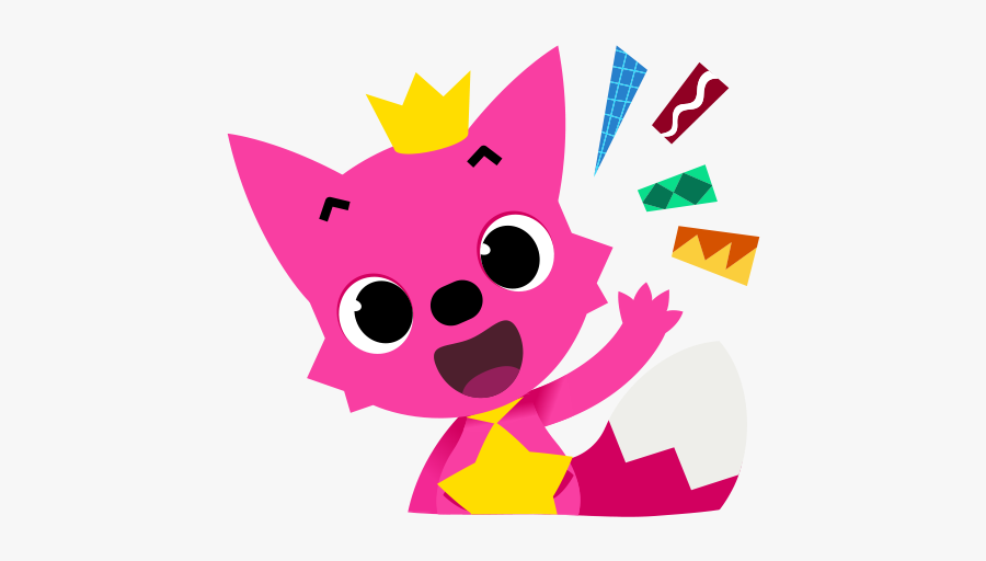 Hello Pinkfong Messages Sticker-2 - Happy Birthday Pinkfong Png, Transparent Clipart