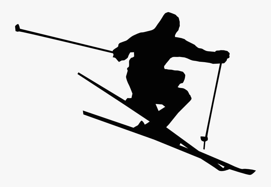 Skier Clipart, Transparent Clipart