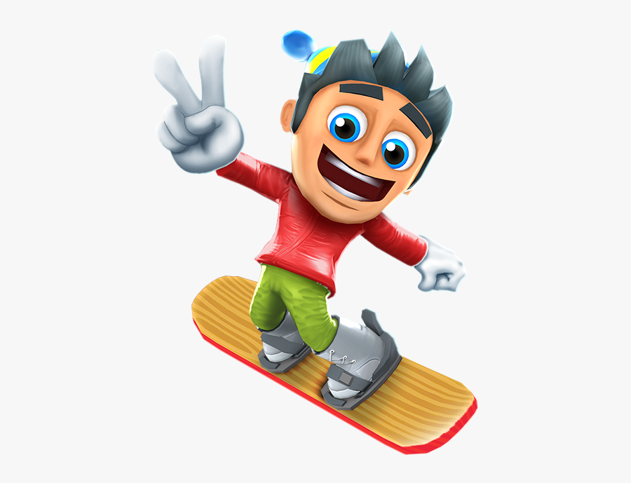 Ski Safari 2 Messages Sticker-11 - Ski Safari, Transparent Clipart