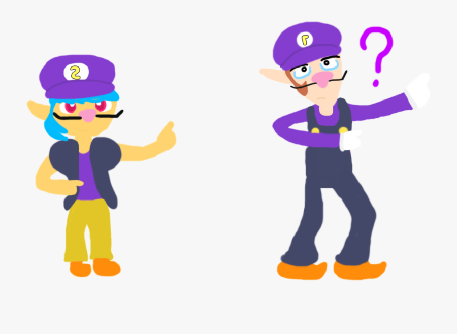 Waluigi Day Drawing - Cartoon, Transparent Clipart