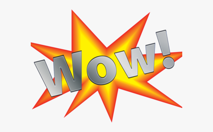 Wow Sign, Transparent Clipart