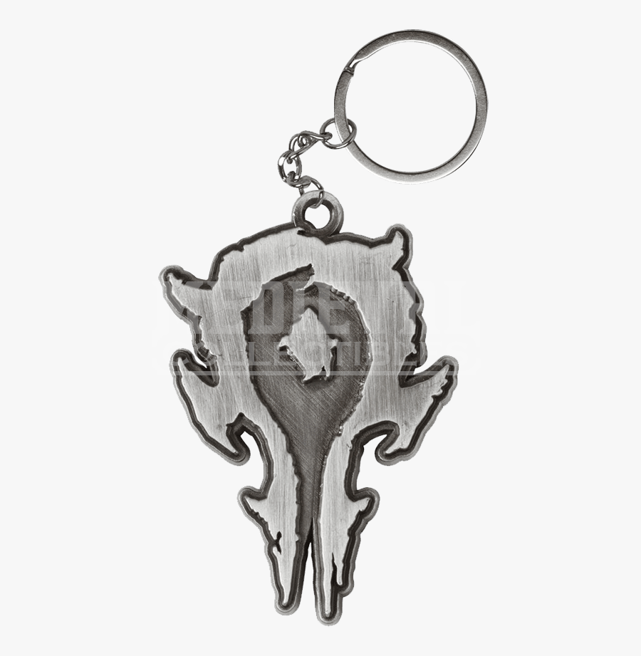 Warcraft Movie Horde Logo Metal Keychain , Png Download - Keychain, Transparent Clipart