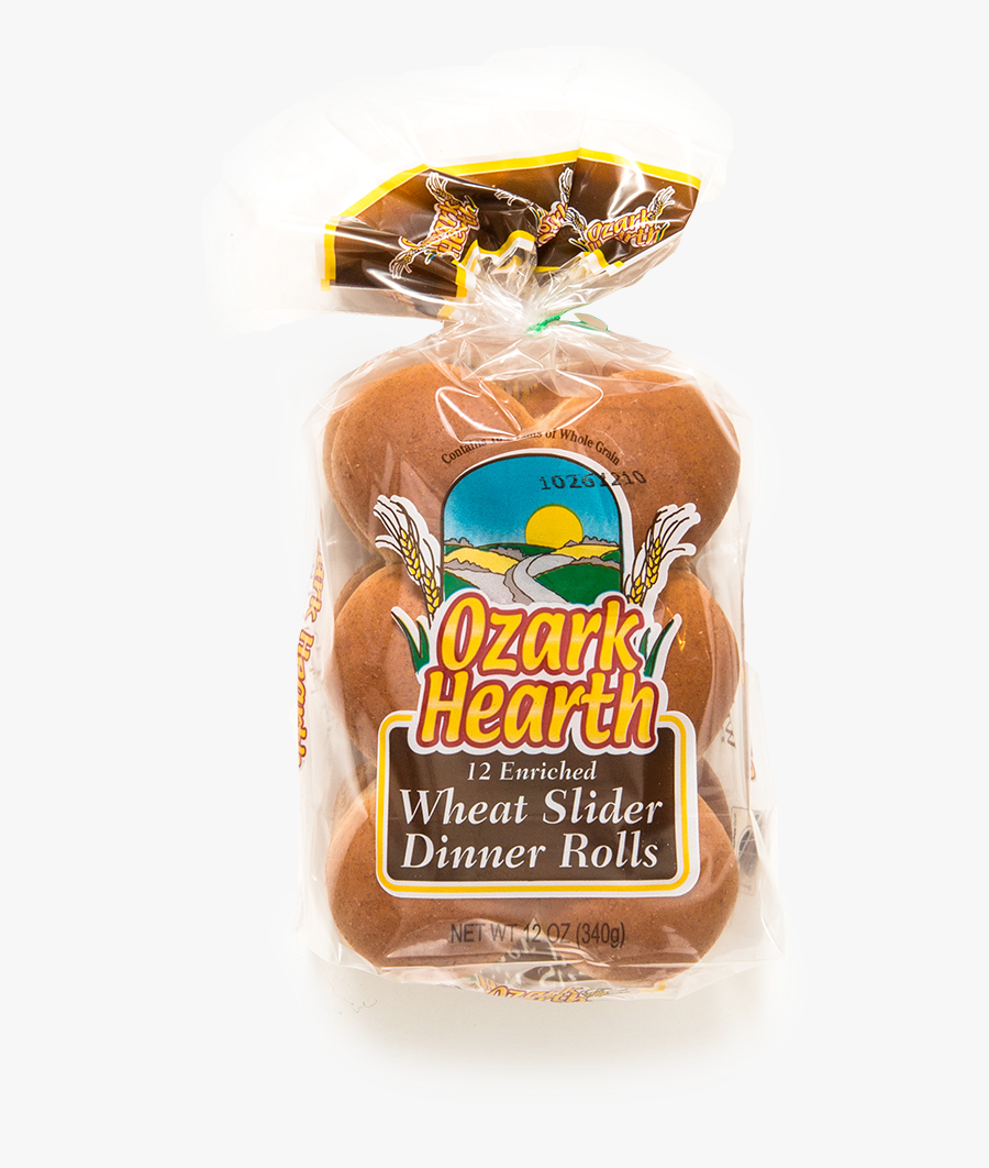 Ozark Hearth 12 Wheat Slider Dinner Rolls, Transparent Clipart