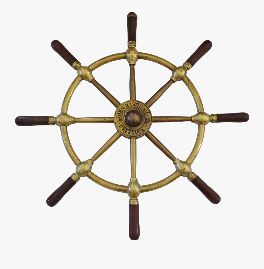 Ship Steering Wheel Clipart , Png Download - Bronze Ship Steering Wheel, Transparent Clipart