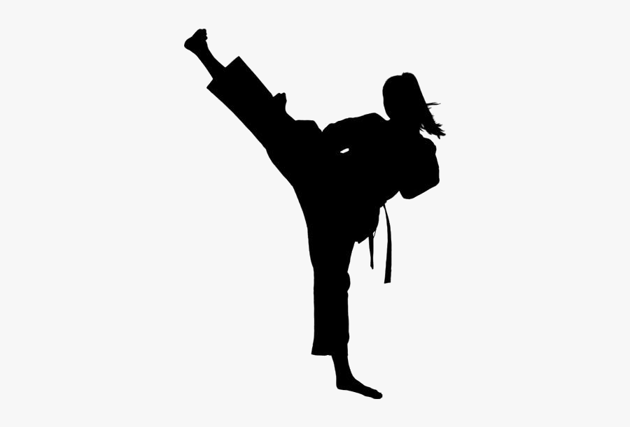 Transparent Karate Girl Kick Vector - Taekwondo Mujeres Fondos , Free