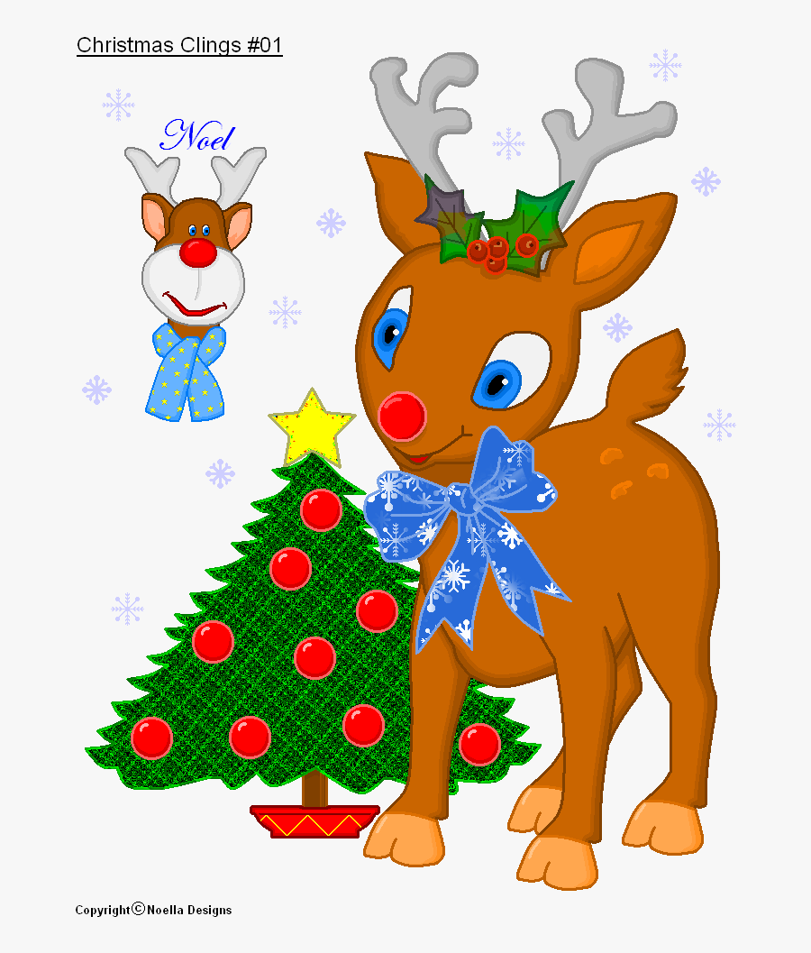 Free Printable Christmas Cling Templates - Cartoon, Transparent Clipart