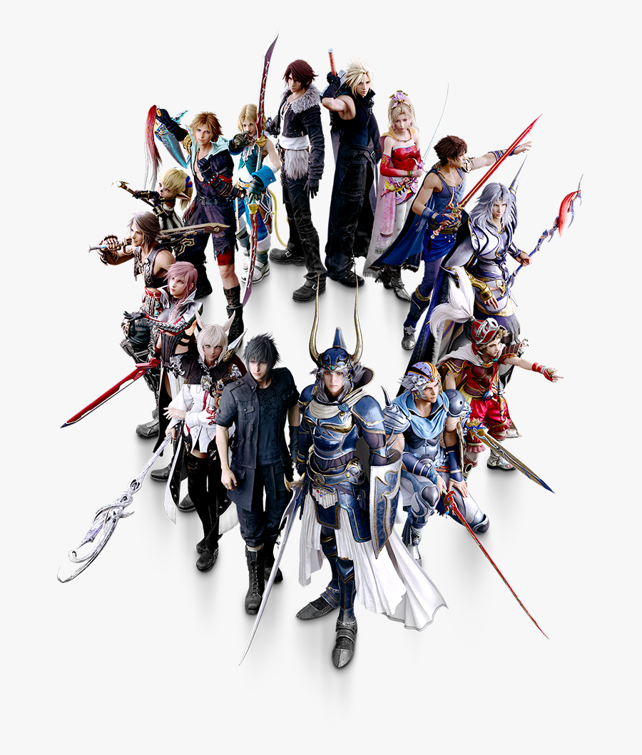 Final Fantasy Dissidia Nt All Characters, Transparent Clipart